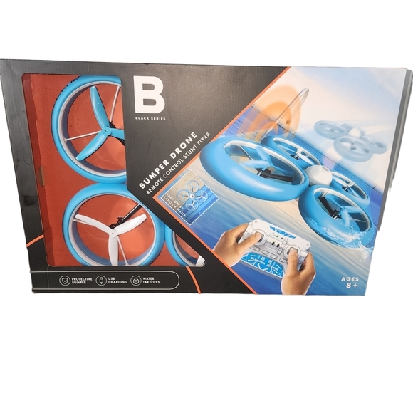 SILVERLIT Bumper Drone Blue Stabilized Advanced High Flying